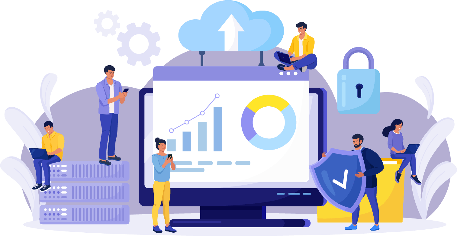 クラウドUTMのイラスト